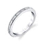 Ultra Modern Stackable Diamond Band B0046-WG - Chalmers Jewelers