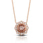 Doves Morganite and Diamond Necklace N8763MG
