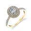 Oval Shaped Double Halo Engagement Ring S1086-OV - Chalmers Jewelers