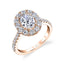 Oval Halo Engagement Ring S1299-OV - Chalmers Jewelers