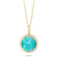 Amazonite and Diamond Pendant - Chalmers Jewelers
