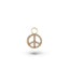 Diamond Peace Sign Charm