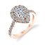 Pear Shaped Engagement Ring With Halo S1199-PS - Chalmers Jewelers