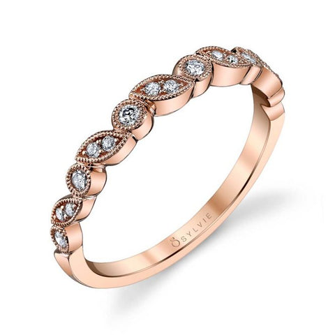 Sylvie Stackable Band - B0018 - Chalmers Jewelers