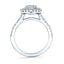 Pear Shaped Engagement Ring With Halo S1199-PS - Chalmers Jewelers