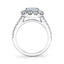 Marquise Shaped Engagement Ring With Split Shank SY289-MQ - Chalmers Jewelers