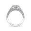 Sylvie Round Vintage Bezel Set Engagement Ring S1317