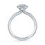 Classic Oval Engagement Ring With Halo S1793-OV - Chalmers Jewelers