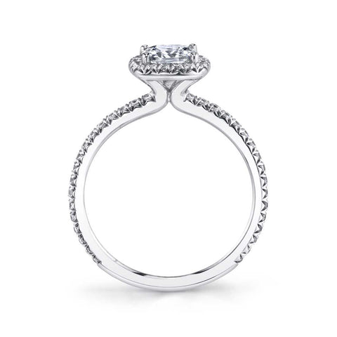 Classic Cushion Halo Engagement Ring S1793-CU - Chalmers Jewelers