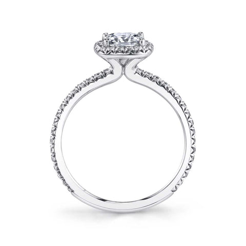 Classic Halo Engagement Ring S1793 - Chalmers Jewelers