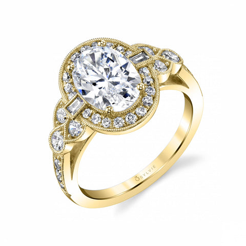 Oval Engagement Ring S1873 - Chalmers Jewelers