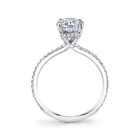 Oval Cut Solitaire Engagement Ring S2093 - Chalmers Jewelers