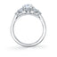Sylvie Oval Accented Solitaire Engagement Ring S2609