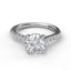 Classic Round Cut Solitaire With Hidden Halo 3024 - Chalmers Jewelers