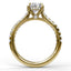 Classic Round Cut Solitaire With Hidden Halo 3024 - Chalmers Jewelers