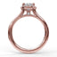 Oval Cut Halo Engagement Ring 3043 - Chalmers Jewelers