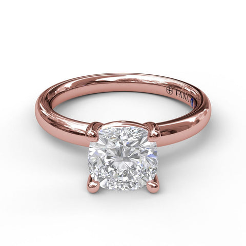 Classic Cushion Cut Solitaire 3051 - Chalmers Jewelers