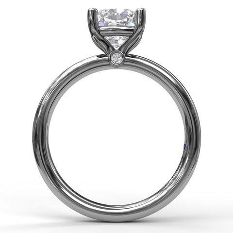 Classic Cushion Cut Solitaire 3051 - Chalmers Jewelers