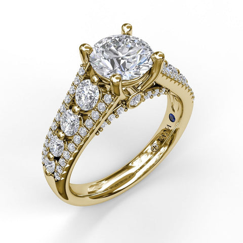 Fana Gorgeous Couture Engagement Ring 3396