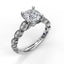 Vintage Marquise Shaped Engagement Ring 3584 - Chalmers Jewelers
