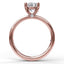 Classic Round Cut Solitaire Engagement Ring 3842 - Chalmers Jewelers