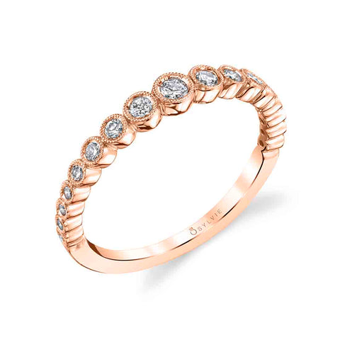 Sylvie Stackable Wedding Band B0073