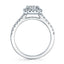 Emerald Engagement Ring With Halo SY999-EM - Chalmers Jewelers