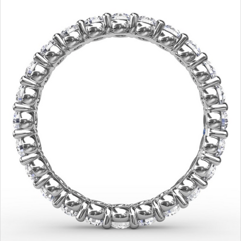 Fana Chunky Shared Prong Eternity Band 6113