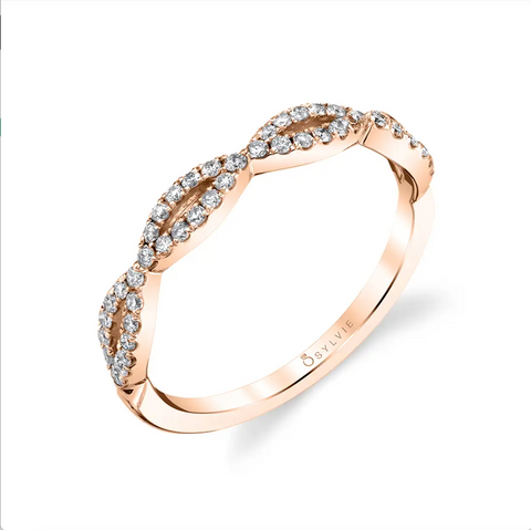 Sylvie Stackable Wedding Band B0075