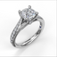 Fana Designer Split Band Engagement Ring S3593