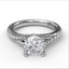 Fana Designer Split Band Engagement Ring S3593