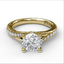 Fana Designer Split Band Engagement Ring S3593