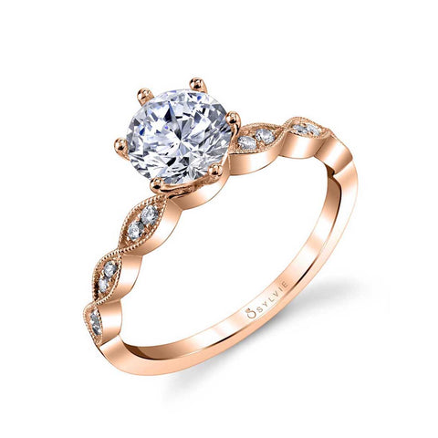 Round Solitaire Engagement Ring S1509 - Chalmers Jewelers