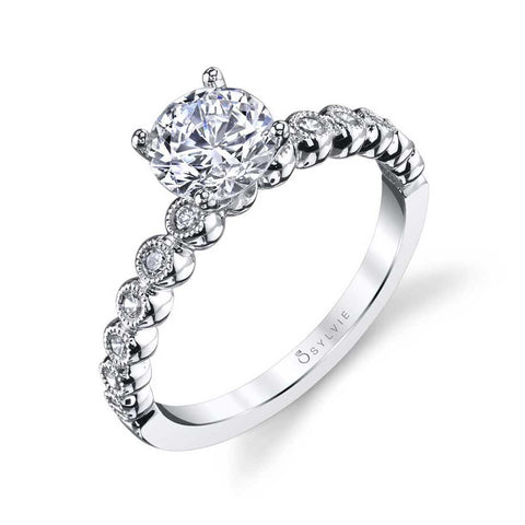 Round Solitaire Engagement Ring S1512 - Chalmers Jewelers