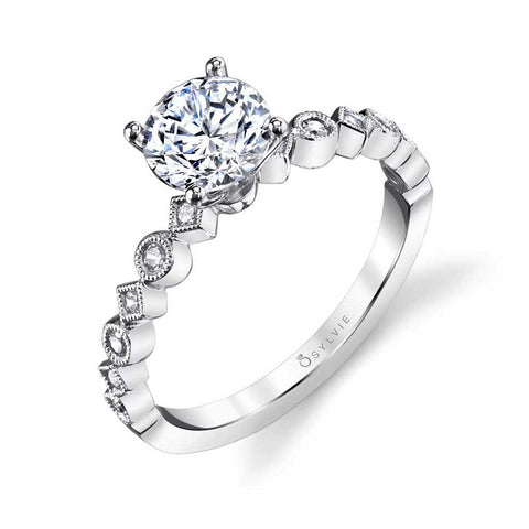 Round Solitaire Engagement Ring S1513 - Chalmers Jewelers