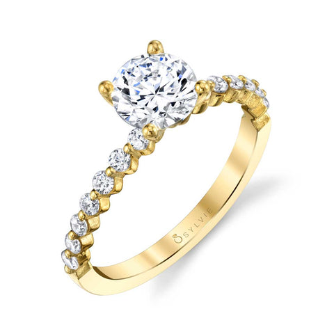 Round Solitaire Engagement Ring S1P14 - Chalmers Jewelers