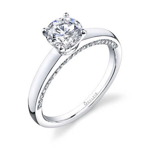 Round Solitaire Engagement Ring SY700 - Chalmers Jewelers