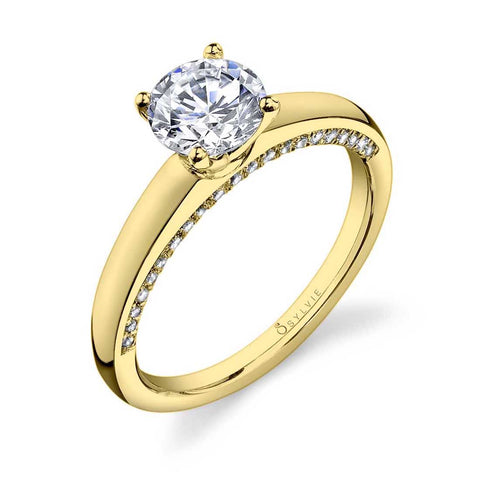 Round Solitaire Engagement Ring SY700 - Chalmers Jewelers