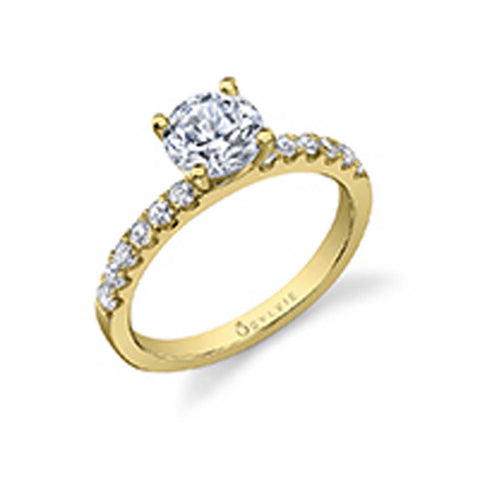 Round Solitaire Engagement Ring SY761 - Chalmers Jewelers