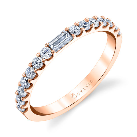 Sylvie Stackable Wedding Band B0085