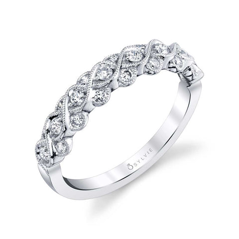 Unique Wedding Band B0055-WG - Chalmers Jewelers