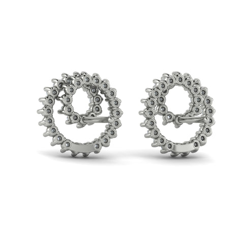 Vlora Marisol 14k White Gold and Diamond Earrings VER60160