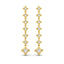 Vlora Estrella 14k Yellow Gold and Diamond Dangle Earrings VER60256