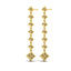 Vlora Estrella 14k Yellow Gold and Diamond Dangle Earrings VER60256