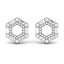 Vlora Serafina 14k White Gold and Diamond Earrings VER60330