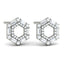Vlora Serafina 14k White Gold and Diamond Earrings VER60330