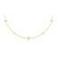 Vlora Estrella 14k Yellow Gold and Diamond Station Necklace VN60226