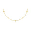 Vlora Estrella 14k Yellow Gold and Diamond Station Necklace VN60226
