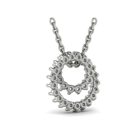 Vlora Marisol 14k White Gold and Diamond Necklace VP60159