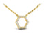 Vlora Serafina 14k Yellow Gold and Diamond Necklace VP60322